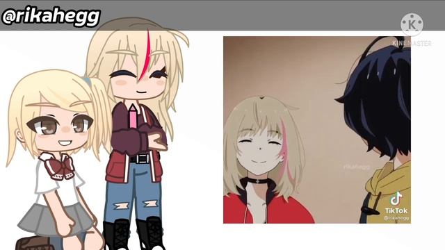 Rika and Yachi react to eachother *3rd upload because of copyright* смотреть онлайн