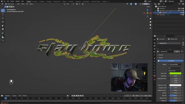 Хромовый логотип в блендере\\\ Y2k Chrome type logo in blender 3d. смотреть онлайн