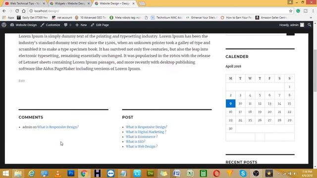 6.) How to Use Widgets in WordPress | Header & Background Image Explanation | Web Technical Tips смотреть онлайн