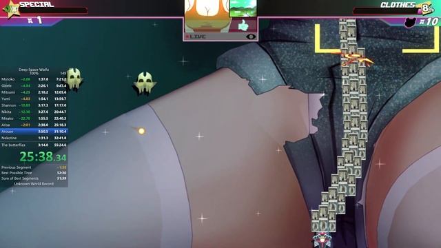 Deep Space Waifu Speedrun 100% (DLC) 50:33 (WR) смотреть онлайн