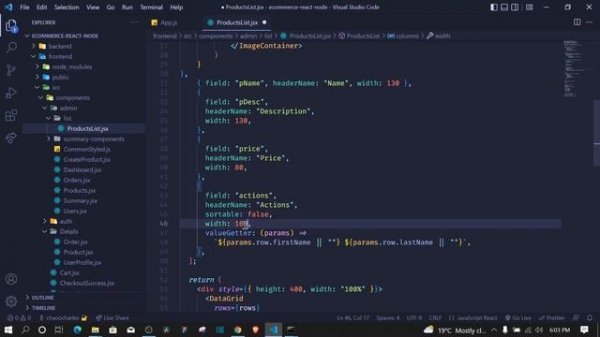 React and Node.js E-Commerce Admin Dashboard - Free Course ?