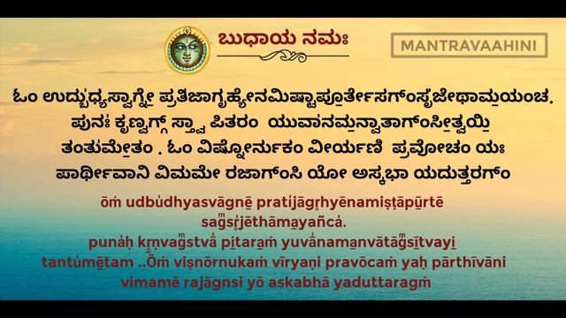 Navagraha sukta | ನವಗ್ರಹ ಸೂಕ್ತ | ವೇದಮಂತ್ರ | navagraha sukta with Kannada and English lyrics. смотреть онлайн