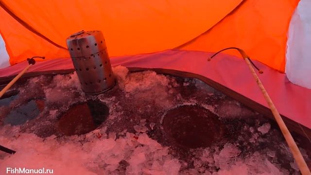 Зимняя рыбалка на Новоомском затоне р.Иртыш. Бешеный клев чебачка смотреть онлайн
