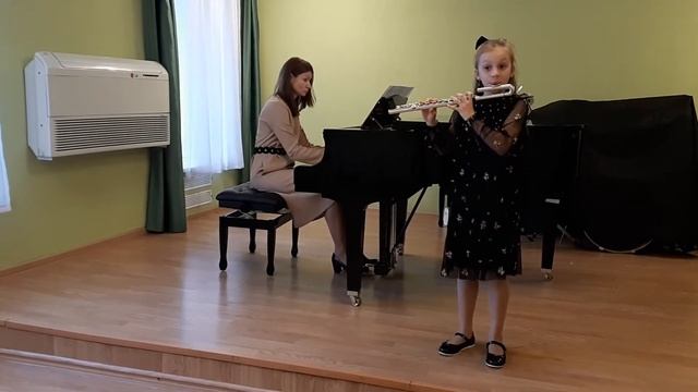 Сесиль Шаминад Детская пастораль Исполняют Рощупкина Ольга (9 лет) и Юнович Е.А. смотреть онлайн
