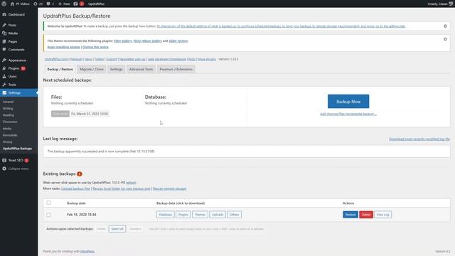 How to Backup Your WordPress Website | Best Practices with WordPress | WordPress | WordPress Websit смотреть онлайн