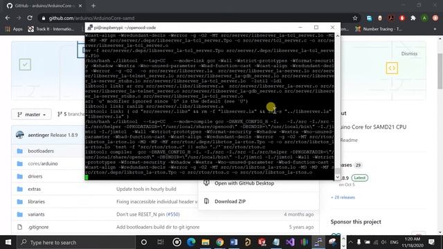 How to Program the Arduino Bootloader to a SAMD21 Chip with Openocd & a Raspberry Pi. смотреть онлайн