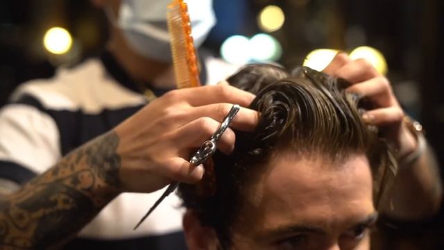 90s VINTAGE HAIRSTYLE (Curtains) | Middle Part Men's Haircut | Alex Costa