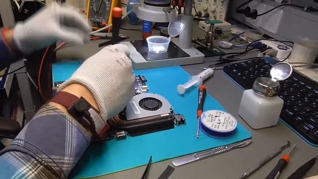 Ремонт ноутбука Acer E1-571G после попадания воды