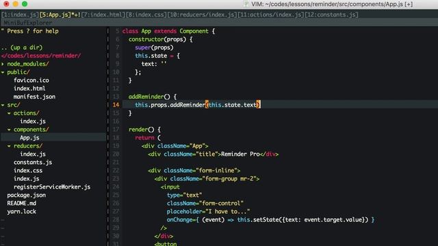 React & Redux 实战 Reminder Pro 项目 #2 显示列表 смотреть онлайн