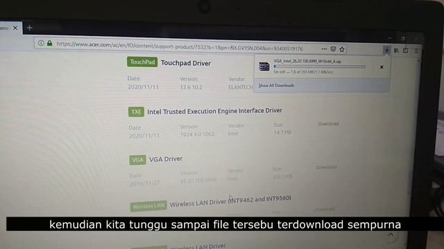 INSTAL DRIVER VGA LAPTOP ACER