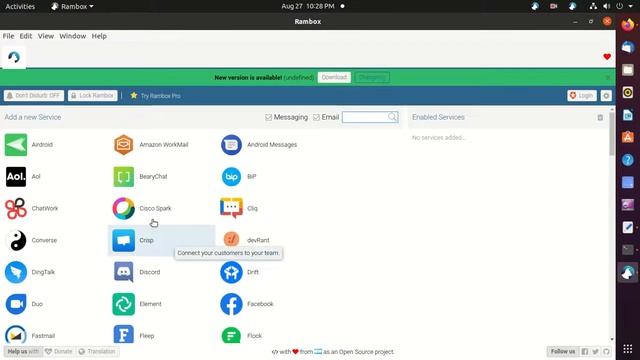rambox on ubuntu смотреть онлайн