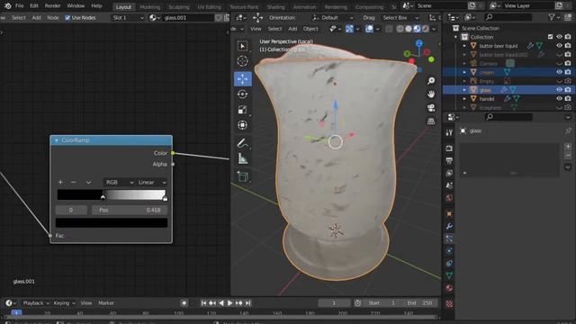 Making Butterbeer in Blender | For all the Harry Potter Fans out there | With blend file смотреть онлайн