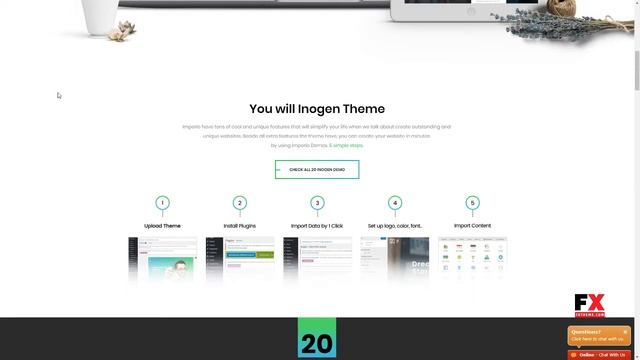 Inogen Multipurpose Creative WordPress Theme Quinlan Goyathlay смотреть онлайн