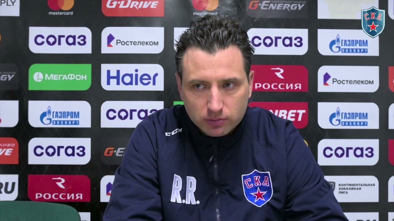 Брифинг Романа Ротенберга на открытой тренировке СКА смотреть онлайн