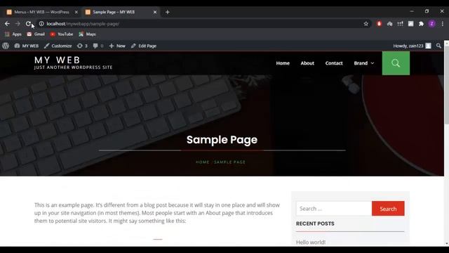 How to Create a Pages and add Menu in WordPress Part 2 Urdu Hindi смотреть онлайн