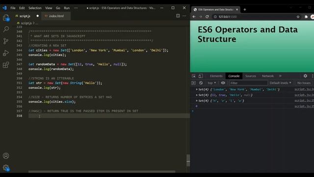 What are Set in JavaScript | Data Structure | JavaScript смотреть онлайн