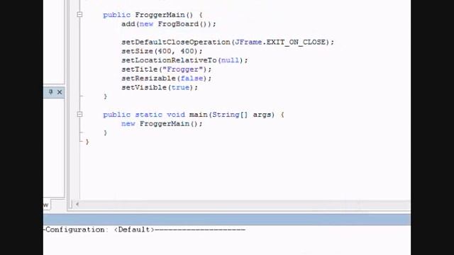 Frogger Game in Java смотреть онлайн