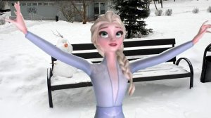 Эльза холодное сердце в реальной жизни. Мультики для детей, для девочек и мальчиков, для малышей.