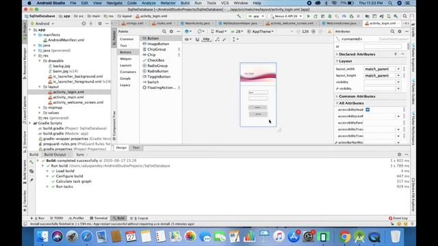 The android application project with SqliteDatabase : part -2 смотреть онлайн
