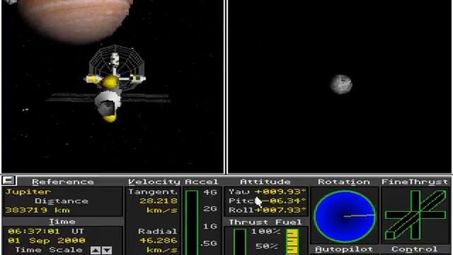 Microsoft Space Simulator @ http://xtcabandonware.com смотреть онлайн
