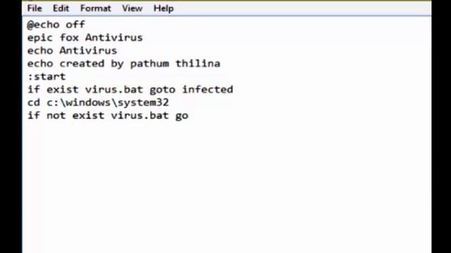 create your own antivirus with notepad. смотреть онлайн