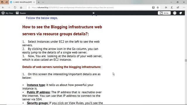 5. AWS: Wordpress[WP] infrastructure creation using a free tier account смотреть онлайн