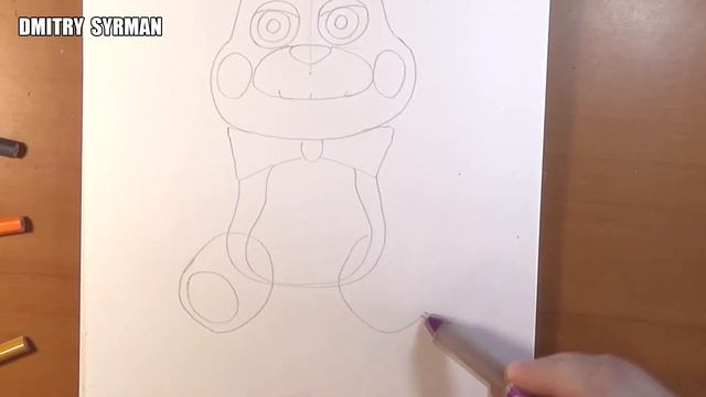 How to draw Toy Spring Bonnie Plush, FNAF, Как нарисовать Той Спринг Бонни Плюш смотреть онлайн