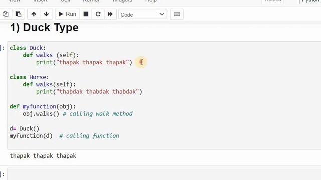 34- polymorphism duck type in python function argument смотреть онлайн