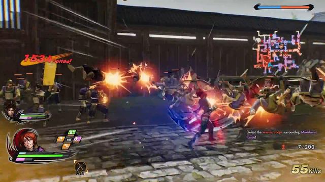 Samurai Warriors 5 Gameplay Walkthrough Part 3- Nobunaga Chapter 4 (Samurai Warriors 5 XBOX ONE)