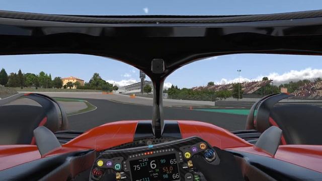 IRACING F1 Mercedes W13 Barcelona 2023 layout quali lap (1:13.32)