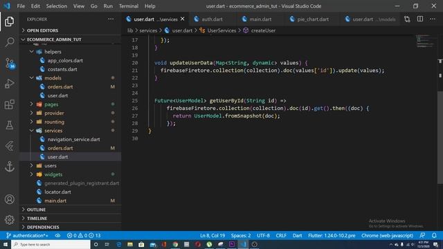 Flutter Web Shopping App Admin Dashboard (part 1) смотреть онлайн