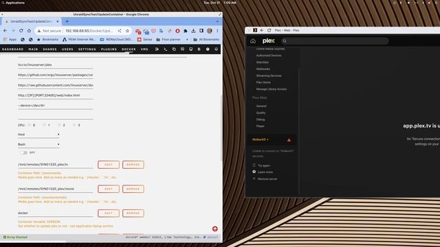 Moving a Synology NAS Plex Docker install to a new Unraid install. смотреть онлайн