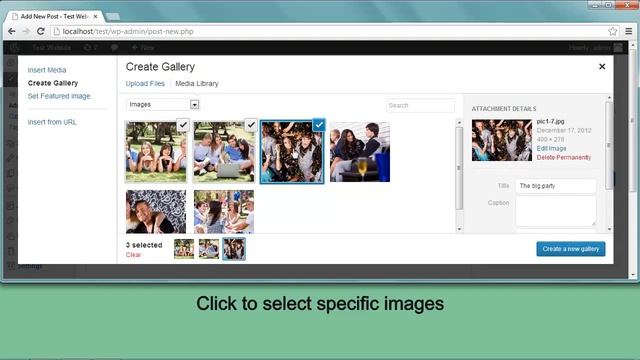Insert multiple Image galleries in WordPress post смотреть онлайн