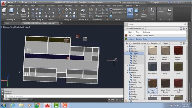 Applying Materials in AutoCAD 3D: Enhancing Realism and Visual Appeal #autocad3d #autocad смотреть онлайн