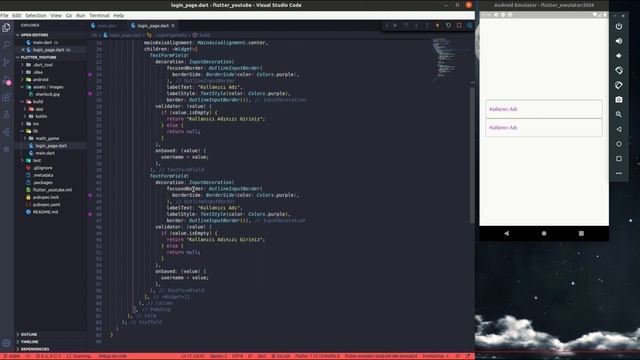 Flutter - Login Page (Kullanıcı Giriş Ekranı) смотреть онлайн