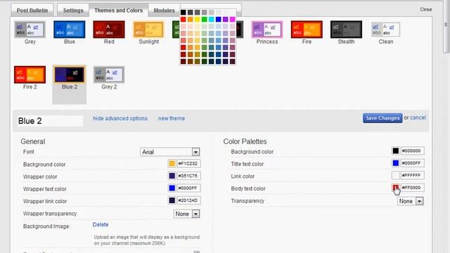 How to change the text color and the Youtube layout color смотреть онлайн