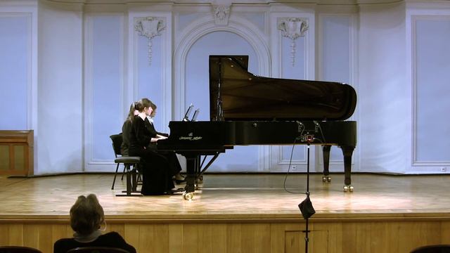 Medtner, two pieces for piano duo op. 58; Anna and Ekaterina Messner смотреть онлайн