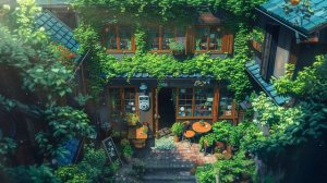 Ghibli Coffee Shop ️ Music to put you in a better mood lofi hip hop - lofi songs study relax