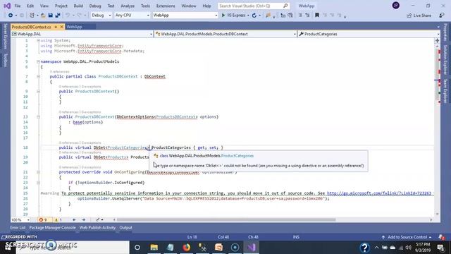 .NET CORE 2.2 + Entity Framework + Database First Approach смотреть онлайн