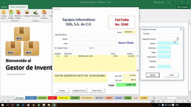 Gestor de Inventarios Parte 29 | Agregando imágenes a los productos | VBA Excel 2016 #86 смотреть онлайн