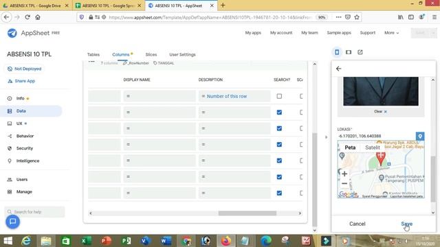 CARA MEMBUAT ABSEN SISWA ONLINE SYSTEM GPS PLUS KAMERA ANDROID TANPA CODING