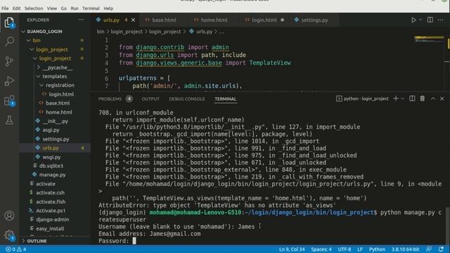 #14 Login - Part 3 (Django Beginner to Intermediate Tutorials) смотреть онлайн