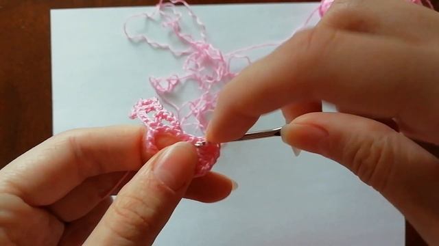 Вязание крючком - Узор ракушка смотреть онлайн