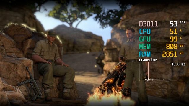 GeForce GT 1030 -- AMD A6 7400K -- Sniper Elite 3 Benchmark смотреть онлайн