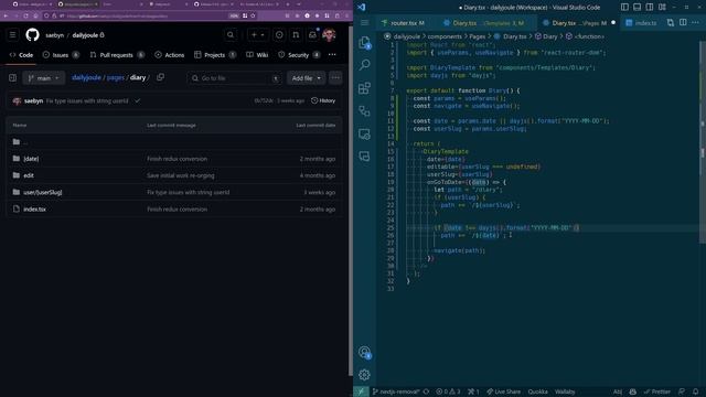 Auth follow ups and react router work on DailyJoule - Chill Sunday morning coding stream смотреть онлайн