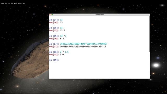 2 . Types of numbers in python plain and long integers, floating point and complex numbers смотреть онлайн