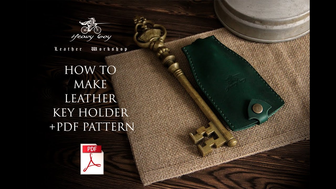 Ключница из кожи своими руками + выкройка PDF Сделай сам. смотреть онлайн