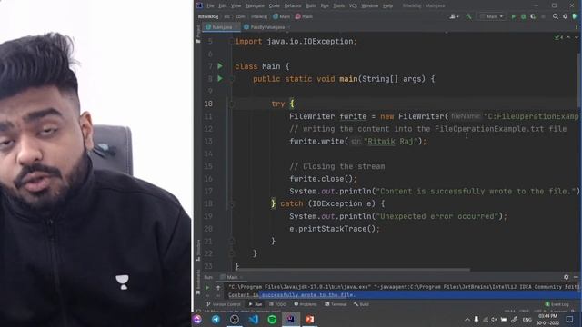 L20 | File Handling | Input & Output | JAVA | Complete Java Tutorial | Ritwik Raj смотреть онлайн