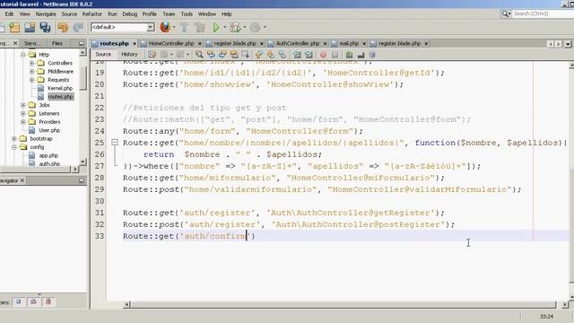 9 - Tutorial de Laravel 5 - Mail User (Confirmar cuenta de usuario) смотреть онлайн